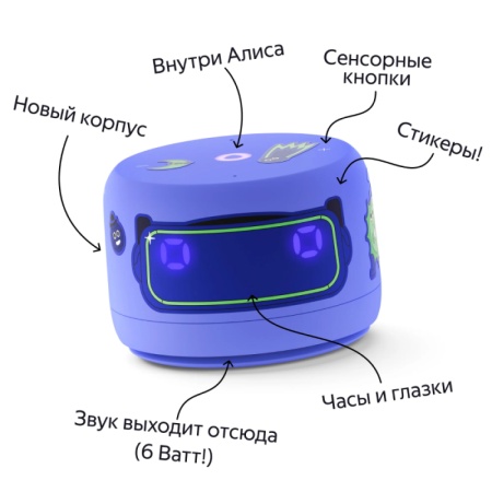 Умная колонка Яндекс.Станция Лайт 2, фиолетовый
